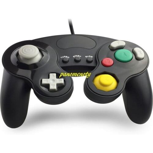 10pcs/lot Wired Controller For GameCube Gamepad Controle PC GC Joystick Support vibration