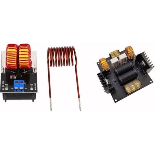 2Set 5V-12V ZVS Induction Heating Power Supply Driver Board Module + Coil with 300W 20A ZVS Induction Heating Module Retail