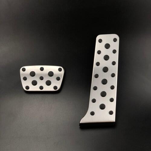 Car Styling Stainless Steel NO DRILL Fuel Accelerator Brake Pedal case For Toyota REIZ Crown for Lexus GS IS LS,auto accessories