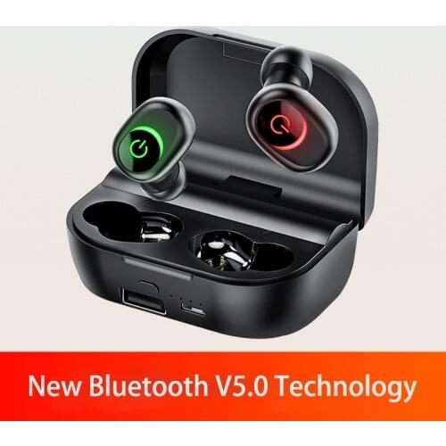 Wireless Bluetooth Earphones TWS Bluetooth Headsets V5.0 Charging Box Sport Waterproof With Mic Headset Earphone Earbuds