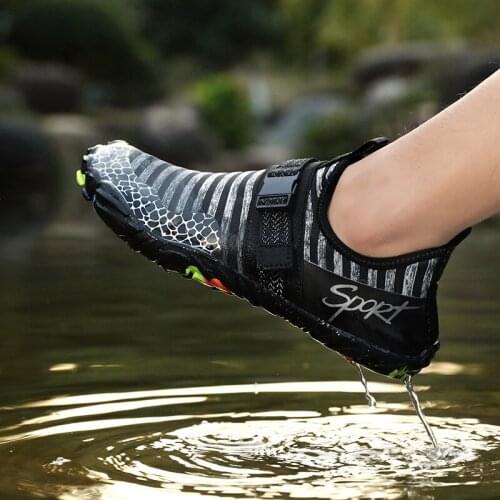 Men Women Quick-Dry Wading Shoes Unisex Swimming Shoes Outdoor Sports Beach Shoes Non-slip Wear-resistant Upstream Shoes