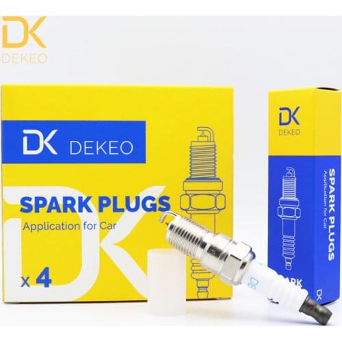 DEKEO For FORD RANGER V6-183 3.0L EXPLORER V6-245 4.0L MERCURY MOUNTAINEER V6-245 4.0L Spark Plug Iridium AGSF22FM SP500 4PCS