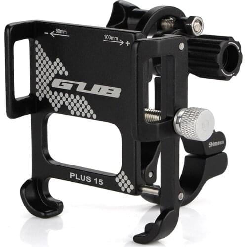 GUB PLUS 15 Aluminum Bicycle Phone Holder MTB Handlebar Stand Mount For Electric Bike Motorcycle Scooter G81 PLUS 12/6H P40