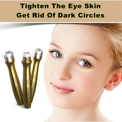 Eye Cream Essence 24K Gold Roll Ball Cream Anti Aging Remove Dark Circle Moisturize Hydrating Serum Ease Fatigue Of The Eye Skin