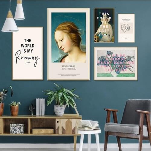 Famous Van Gogh Henri Matisse Art Quotes Oil Painting on Canvas Poster Prints Wall Art Picture Living Room Bedroom Home Decor