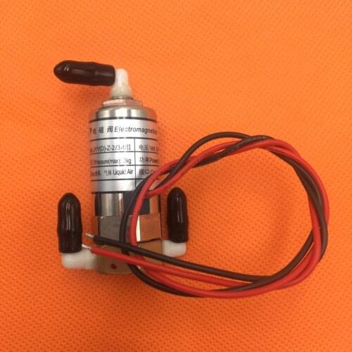 JYY(D)-Z-2/3-1/II JYY solenoid valve for solvent printer 3way valve bend head for 24v dc for Spt,konica,polaris,xaar printhead