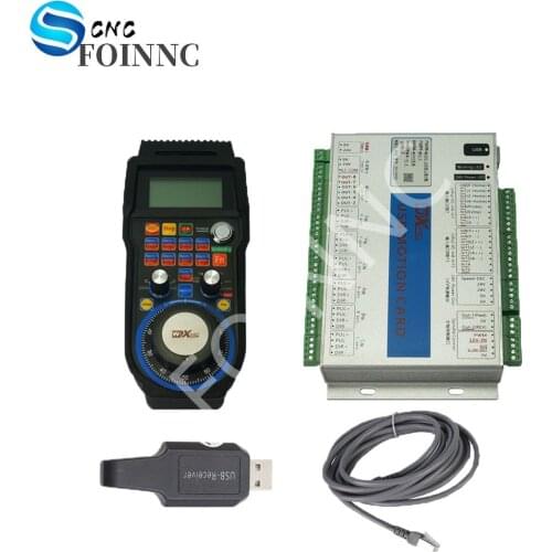 Mach3 controller kit XHC 2MHz Ethernet cnc kit 3 4 6-axis motion control card with MPG wireless suspension handwheel WHB04B