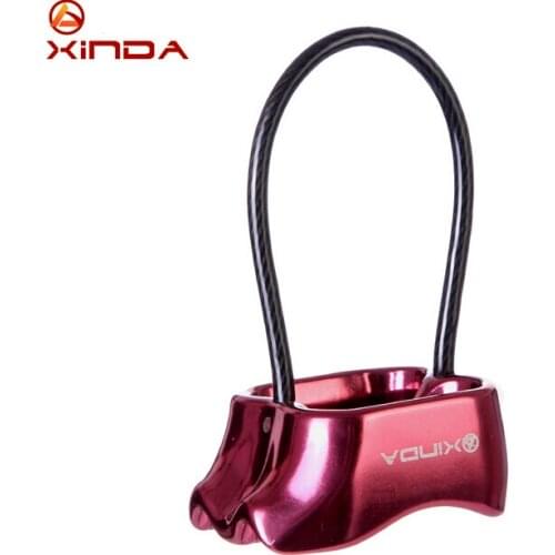XINDA Outdoor rock camping & climbing ATC Descender carabiner escape Protector downhill descent control equipment mount kits