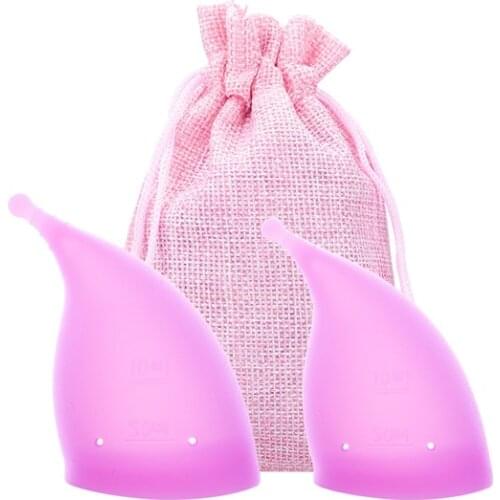 Menstrual Cup Women Period Cup Medical Grade Silicone Feminine Hygiene Copa Menstrual de Silicone Medica Reusable Menstrual Cup