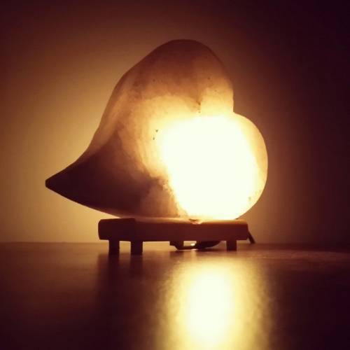 Heart-Shaped Rock Salt Lamp Turkey Kırşehir 2-3Kg Health Salt Mineral for Night light