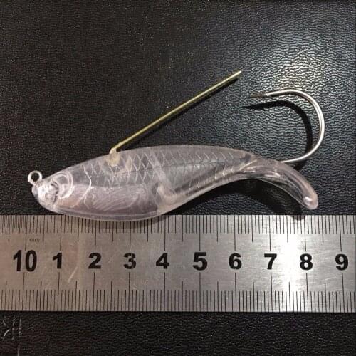 10pcs Unpainted Crankbait Fishing Lure Body 3 1/3 Inch 3/4 OZ Blank lure JSE285