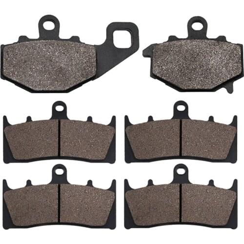 Motorcycle Front and Rear Brake Pads For Kawasaki ZX 6R 1998-2002 ZZR 600 2005 ZZR 600 2006-2008 ZX 6R 2002 ZX 9R ZX 900 96-01