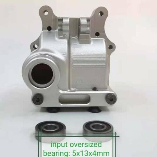 VITAVON Redesigned CNC alu 7075 rear bulkhead for Losi Laser Nut Silver color