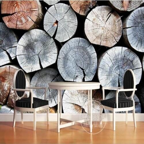 Beibehang Custom-made large-scale mural nostalgic retro wood fresco fresco background wall non-woven fabric wallpaper mural