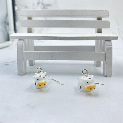 New cute and colorful animal calf sheep bunny earring earrings girl girl child birthday gift cute jewelry
