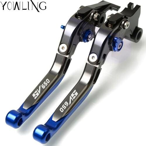 Motorbike Brakes Levers For SUZUKI SV650 SV 650 2016 2017 Motorcycle Accessories Folding Extendable Brake Clutch Levers