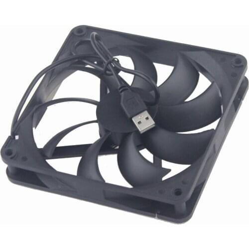 10 Pieces lot 5V USB Brushless PC CPU Case Cooling Cooler Fan 14cm 140mm 140x140x25mm 14025 DC Axial Heatsink Fan