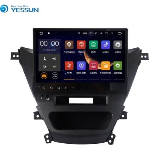 Yessun For HYUNDAI ELANTRA 2012 Android 6.0 Multimedia Player System Car Radio Stereo GPS Navigation Audio Video