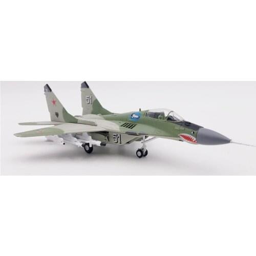 1/100 Scale Russia Fulcrum MIG-29 aircraft airplane Mig 29 Model toy fighter models children toys for display show collections