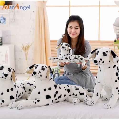 1pc 30/40/50/60cm Kawaii Dalmatians Stuffed Toys Cute Simulation Dog Plush Toys Stuffed Doll Kids Baby Toys Gift