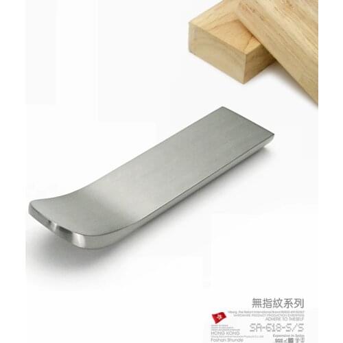 1 piece) VIBORG Top Quality Zinc Alloy Modern Kitchen Cabinet Cupboard Door Handle Pulls Knob Handles Satin nickel SA-618