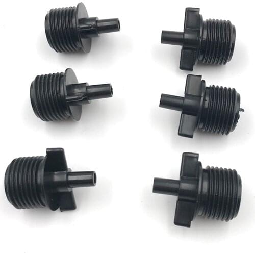 10Pcs 1/2' Thread Water Connectors Agricultural Irrigation Garden Lawn 1/2' Water Hose Connector Drip Irrigation System