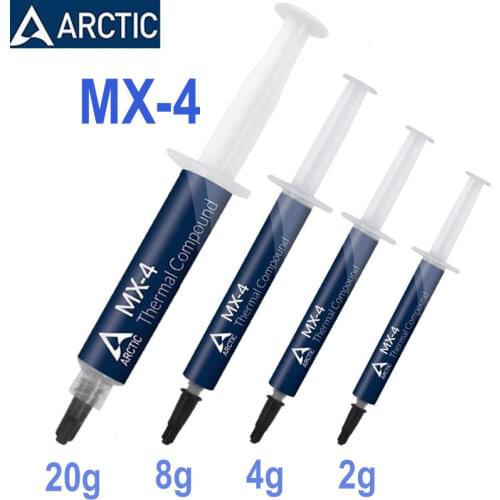 100% Genuine Original ARCTIC MX-4 20g 8g 4g 2g 8.5W/MK Thermal Compound Grease pads Heatsink Paste cooling for Overclocking