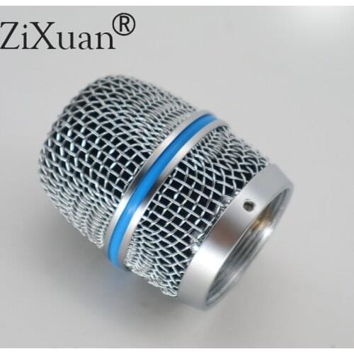 100PCS Mesh Wireless Handheld Microphone Mic Grill Head Silver for BBS-320 Microphone Parts