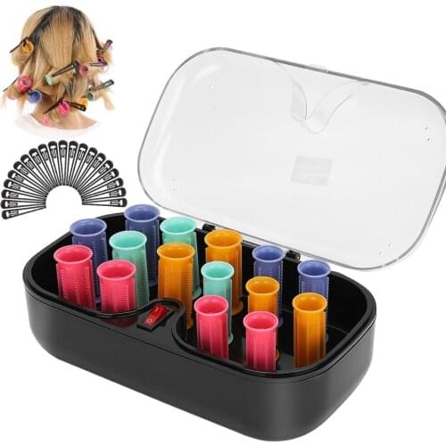 30MM 15Pcs Electric Heated Roller Ceramic Curling Roll Tube Hair Styling Tool Rollers Styling Hair Tools Profession Hairdressing