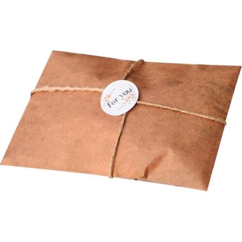 30 Pcs/lot Vintage Kraft Envelopes Wedding Invited Envelope Postcard Cover Paper Stationery Zakka Envelopes for Gift Invitation