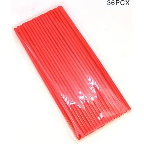36PCS/SET Colorful Bike Motorcycle Mountain Bike MTB Wheel Modification Spokes Sleeve Tube Safety Snap-On Clip Tube