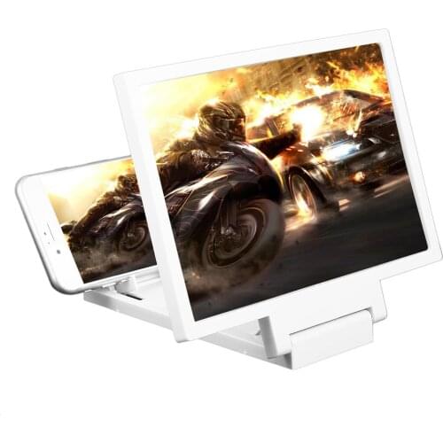 3D Enlarged Mobile Phone Screen Magnifier HD Video Amplifier Stand Bracket Movie Game Live Magnifying Folding Phone Holder