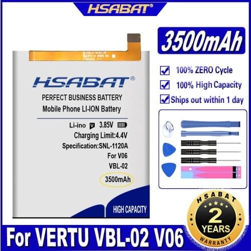 HSABAT VBL-02 3500mAh Battery for VERTU V06 Batteries