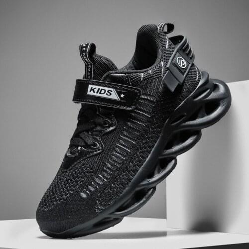Kids Spring Summer Mesh Sneakers Casual Training Breathable Running Sports Shoes For Boys Toddler Lightweight Velcro Footwear