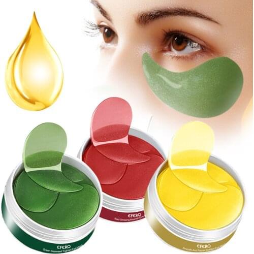 60/120pcs Collagen Crystal Eye Mask Gel Sleep Mask Hydrogel Eye Patches Anti Age Dark Circles Moisturizing Face Mask Eye Pads