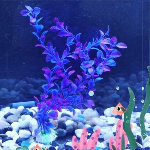 Artificial Green Plant Plastic No Harm Long Simulation Aquarium Green Fake Water Grass Fish Tank Ornament Decoration