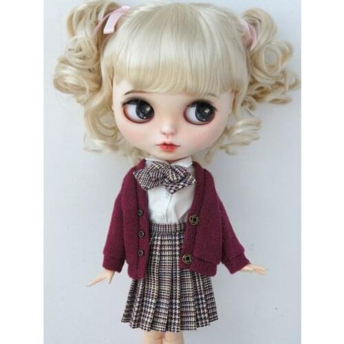 JD011 1/6 1/4 1/3 Charming Curl Doll Wigs size 6-7 inch 7-8inch 8-9inch Doll Accessories Synthetic Mohair doll Wigs