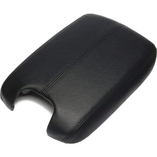 Center Console Lid Armrest Cover for 2008 2009 2010 2011 2012 Hon-da Acc-ord Synthetic Leather(Vinyl)Plastic Center Black