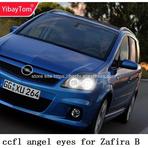YibayTom Excellent CCFL Angel Eyes Kit Ultra bright headlight illumination for Opel Zafira B 2005 to 2014