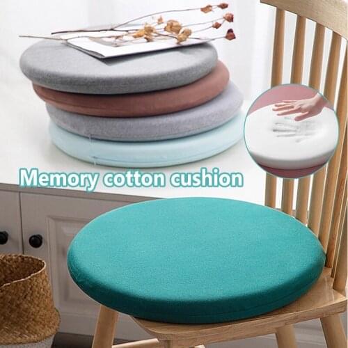 Memory Foam Seat Cushion Round Comfortable Soft Chair Mat For Home Office Chair Pad PI669