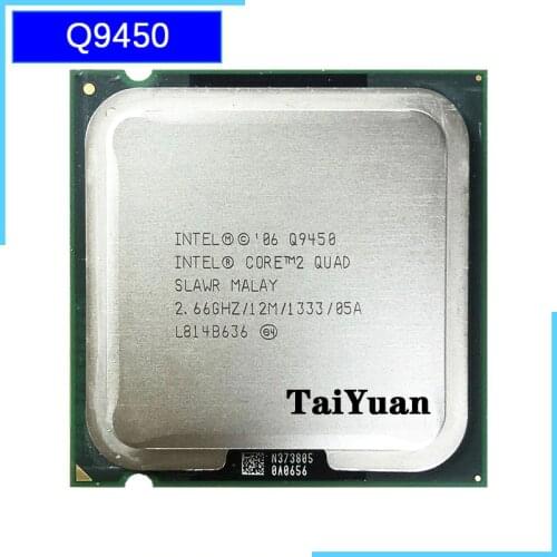 Intel Core 2 Quad Q9450 2.6 GHz Quad-Core CPU Processor 12M 95W 1333 LGA 775