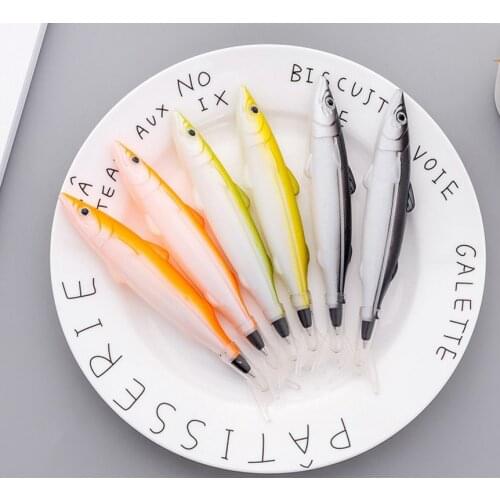 Ballpoint Pens fish pen creative marine series ball pen fish modeling oily pen gift mixed style