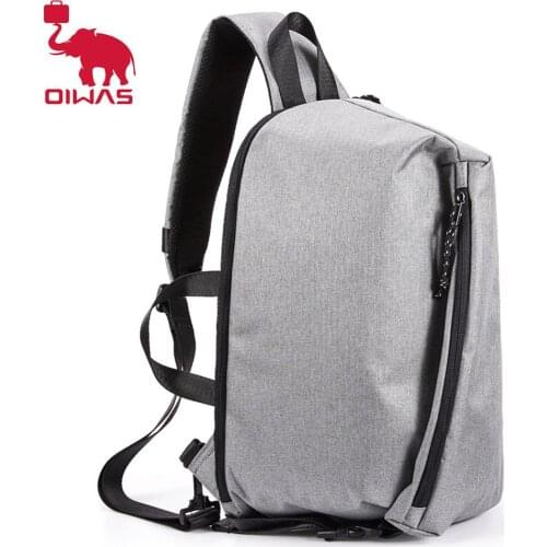 Oiwas 2020 Men Expanded Crossbody Bag Fashion 32L Large Capacity Messenger Pack Mens Shoulder Sling Bags For Teens Male Sport