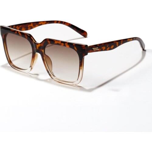 Veshion Oversized Square Sunglasses Women Leopard Orange Summer Big Ladies Sun Glasses Retro Men Uv400 Hot Sale Dropshipping