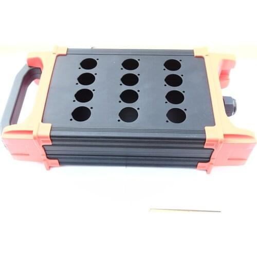 High quality 12 signal pathway stage junction box Stage snake cable box Multichannel audio cable junction box