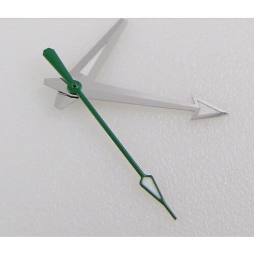 Watch Hands Spare Parts Fit For NH35A NH36A 7s26 4r35 7002 Automatic Movement Watch Pointers Replacement Green Seconds Hand