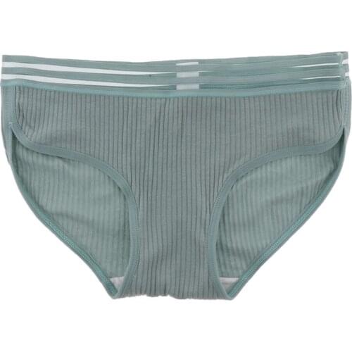 Women Hipster Panties Female Students Midrise Panties Soft Stretch Bikini Underwear 8 Colors Available for Your Choice