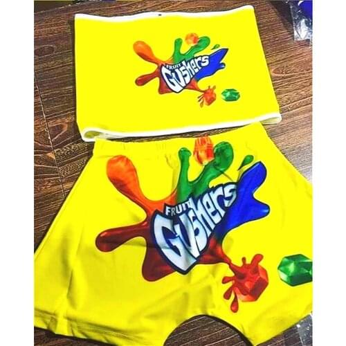 New Summer Women Sexy Two Piece Set Printed Tube Crop Top Beach Shorts Suit Bodycon Suits Tracksuit Set Fitness Clothing Shorts