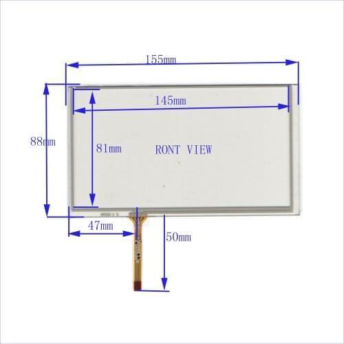ZhiYuSun HLD-TP-2918 this is compatible 6.2inch 4lines resistance screen for car DVD redio HLDTP2918