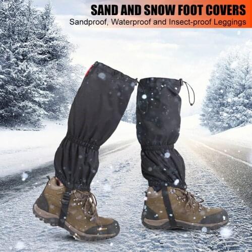 Snow Kneepad Gaiters Polyester Fiber Winter Waterproof Leg Protection Guard for Outdoor Hiking Climbing Sport Supplies